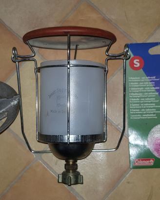 Fornello e lampada a gas