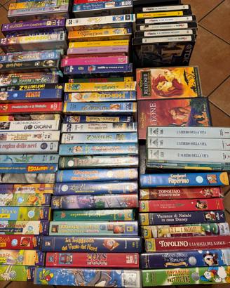 Lotto Videocassette (78 pezzi)