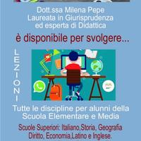 Doposcuola e lezioni private