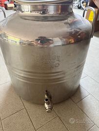Contenitore Inox 30L Professionale – Olio/Vino/Acq