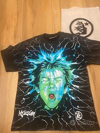 T shirt hellstar nera con stampe