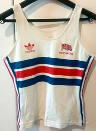 Canotta Adidas Great Britain vintage S