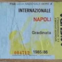 Ingresso Serie A Inter - Napoli (Maradona) 1985/86
