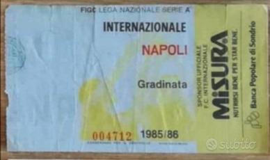 Ingresso Serie A Inter - Napoli (Maradona) 1985/86