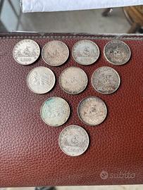 Monete 500 lire di argento caravelle