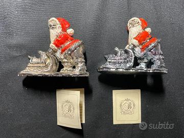 2 soprammobili in argento Bongelli