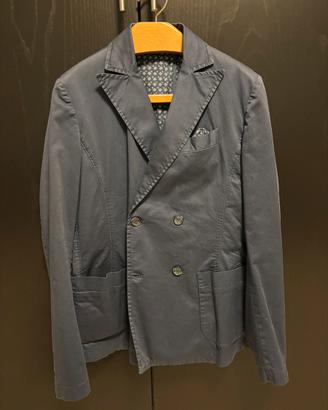 Giacca Doppiopetto Blu, 46, cotone