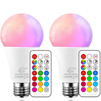 Coppia di lampadine colorate led 10w