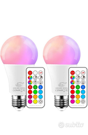 Coppia di lampadine colorate led 10w