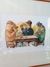 Litografia di Luis A. Solari 