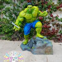 Hulk 3d -Design Realistico, Altezza 90 cm