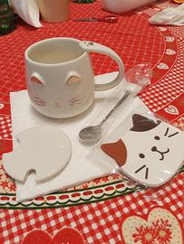 tazza mug gatto elegante