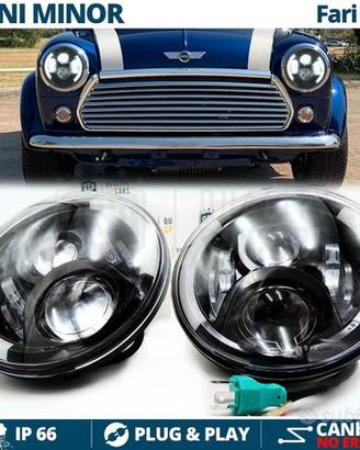 FARI LED Anteriori 7 Pollici PER MINI-MINOR Epoca