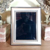 Cornice Portafoto Argento 925 x foto cm 9x13 Nuova