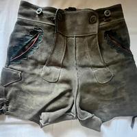 Pantaloni Tirolesi Lederhosen anni '60