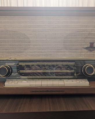 Radio Nordmende a Valvole vintage con giradischi 