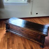 Cassapanca antica del '600 - Intagliat