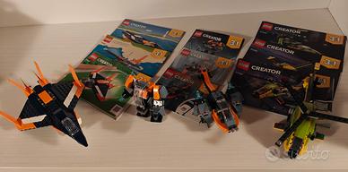 Lotto LEGO n. 4 set creator 