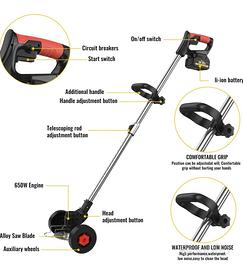 Decespugliatore tosaerba siepi elettrico