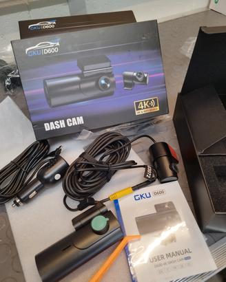 Dashcam gku d600 4k WiFi 
