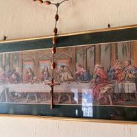 Grande arazzo / stampa tessile “Ultima Cena”