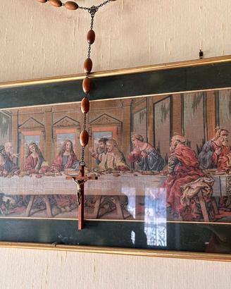 Grande arazzo / stampa tessile “Ultima Cena”