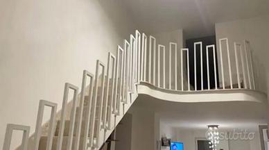 RINGHIERA/PARAPETTO MODERNO IN ALLUMINIO-NUOVO