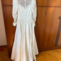 Abito da sposa anni 80