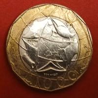 Moneta 1000 Lire 1997 con errori geografici