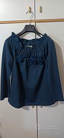 Blusa blù 
