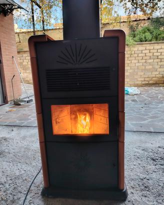 stufa a pellet aria Cs Thermos 