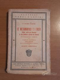 La metamorfosi e I fasti-P. Ovidio Nasone 1930