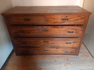 madia - comò cassettiera antica