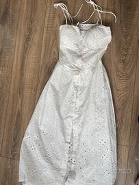 Abito pizzo San gallo 100% cotone