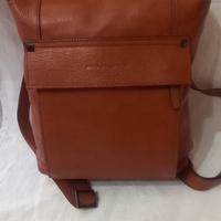 zaino piquadro marrone in pelle 