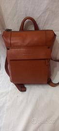 zaino piquadro marrone in pelle 