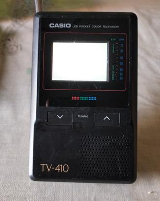 Mini TV marca CASIO vintage anni 80 da collezione