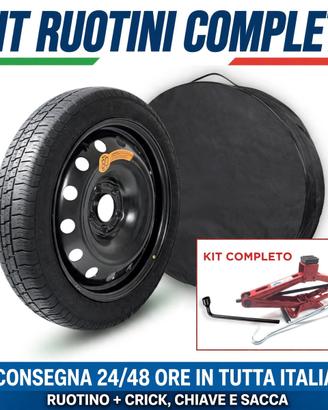 RUOTINO DI SCORTA – KIT COMPLETO PER TUTTE LE AUTO