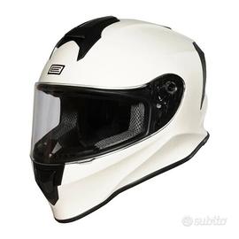 CASCO INTEGRALE TG XS 53/54 CM ORIGINE DINAMO BIAN
