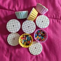 Lego Dots cupcake