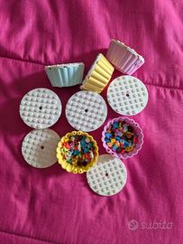 Lego Dots cupcake