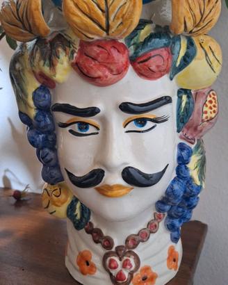Vaso siciliano Testa di Moro