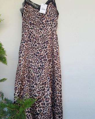 vestito abito animalier tg s tezenis