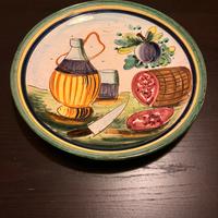 Piatto ornamentale in ceramica di Caltagirone
