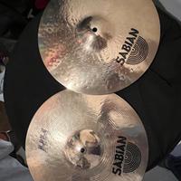 Hi Hat Sabian HH 14”piatti charleston batteria.