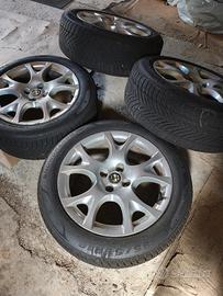 4 gomme invernali con cerchi per Alfa Romeo MiTo