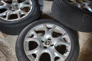 4 gomme invernali con cerchi per Alfa Romeo MiTo