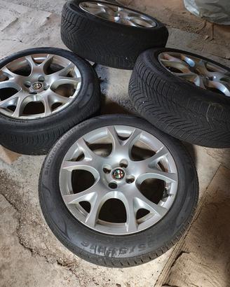 4 gomme invernali con cerchi per Alfa Romeo MiTo