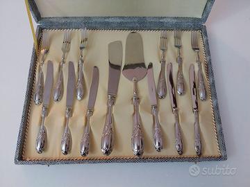 Set Posate Argento per Dolce La San Marco