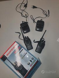 Coppia di ricetrasmittenti a batteria Li-Ion